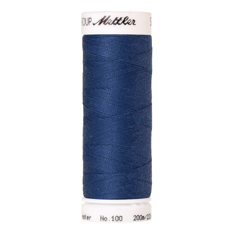 Fils Polyester Seralon 200 m - Bleu foncé