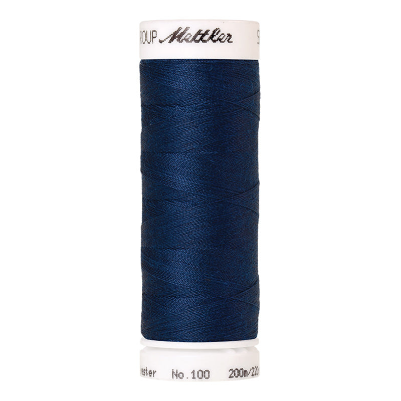 Fils Polyester Seralon 200 m - Bleu foncé