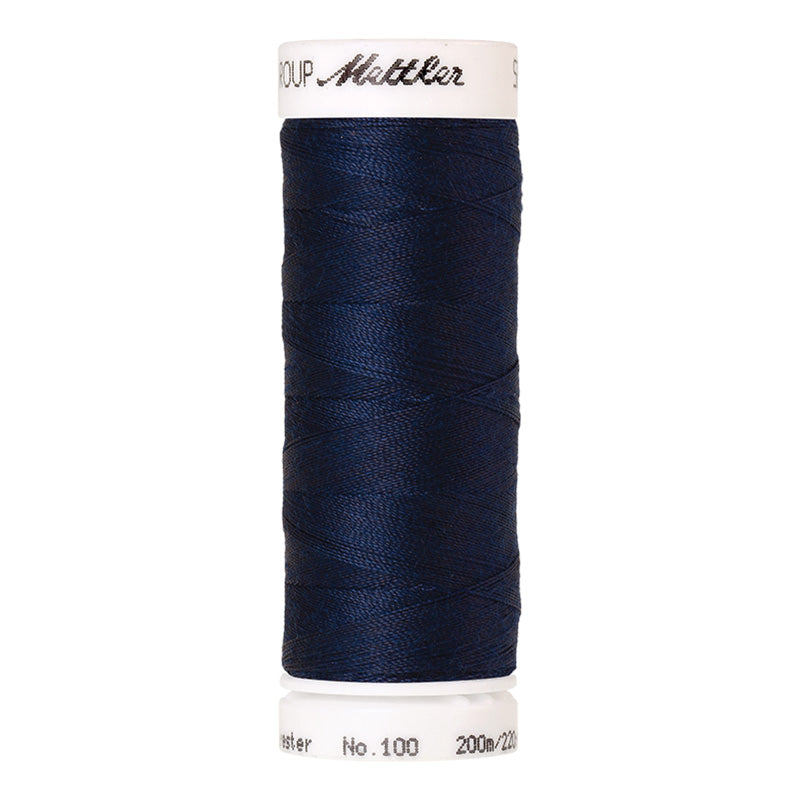 Fils Polyester Seralon 200 m - Bleu foncé