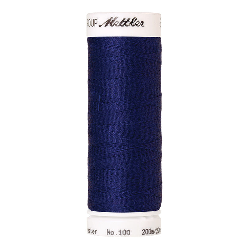 Fils Polyester Seralon 200 m - Bleu foncé