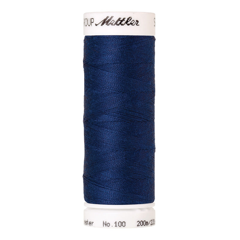 Fils Polyester Seralon 200 m - Bleu foncé