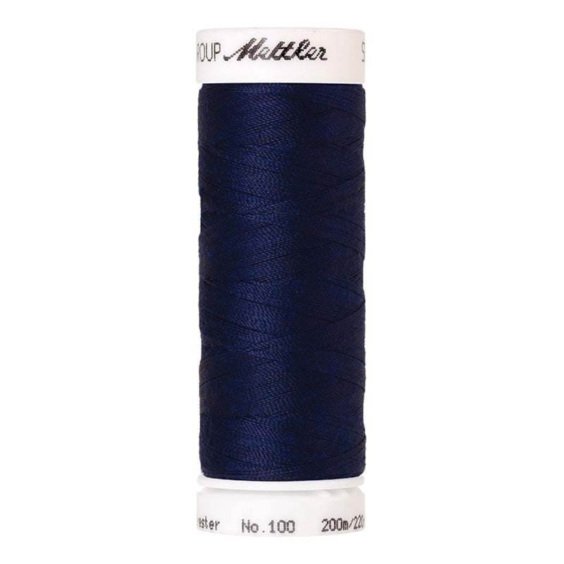 Fils Polyester Seralon 200 m - Bleu foncé