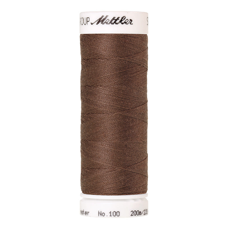 Fils Polyester Seralon 200 m - Marron
